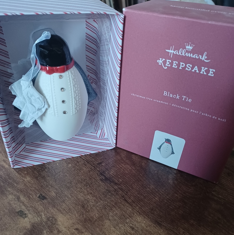 Hallmark Keepsake porcelain penguin ornament